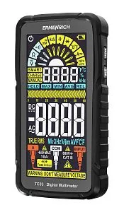 a fotón:  Ermenrich Zing TC33 digitális multiméter