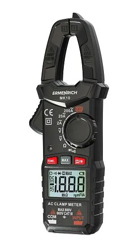 a fényképen:  Ermenrich Ping MK10 digitális lakatfogó