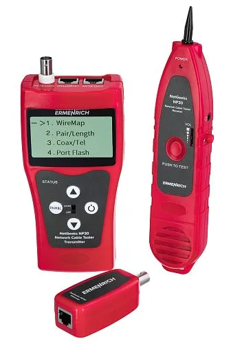 a képen:  Ermenrich NetGeeks NP30 hálózati kábeltesztelő