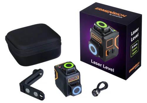 a képen:  Ermenrich PRO LV40  lézeres szintező, fekete, kép 2