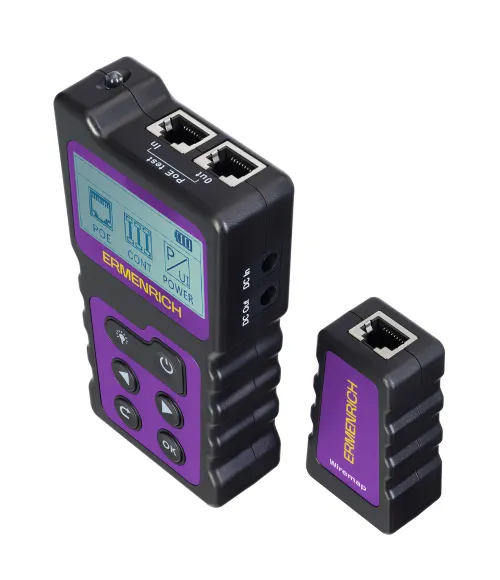 a fényképen:  Ermenrich NetGeeks NP25 PoE tesztelő, kép 7