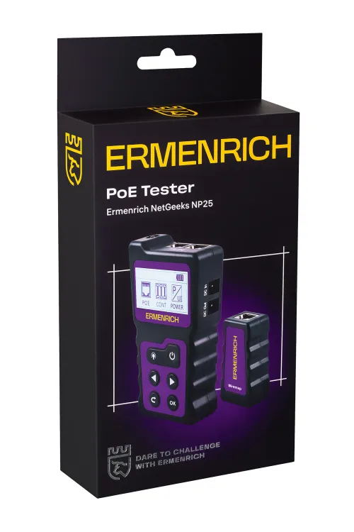 a fényképen:  Ermenrich NetGeeks NP25 PoE tesztelő, kép 11