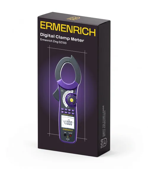 a fotón:  Ermenrich Zing DZ100 digitális lakatfogó, kép 2