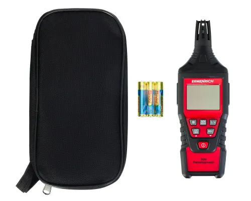 a fotón:  Ermenrich Wett TU30 hőmérséklet- és páratartalom-mérő, kép 6