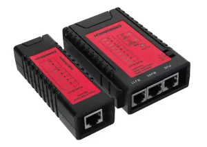 a képen:  Ermenrich NetGeeks NP10 kábel és PoE tesztelő