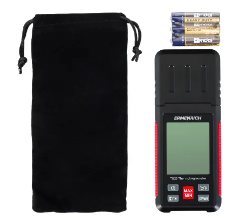 a fotón:  Ermenrich Wett TU20 hőmérséklet- és páratartalom-mérő, kép 8