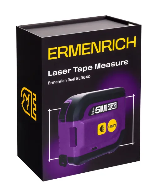 a képen:  Ermenrich Reel SLR640 lézeres mérőszalag, kép 7