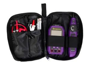 a fényképen:  Ermenrich Ping SM75 kábeltesztelő multiméterrel