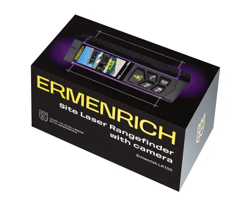 a fényképen:  Ermenrich PRO LR100 lézeres mérő, kamerával, kép 8