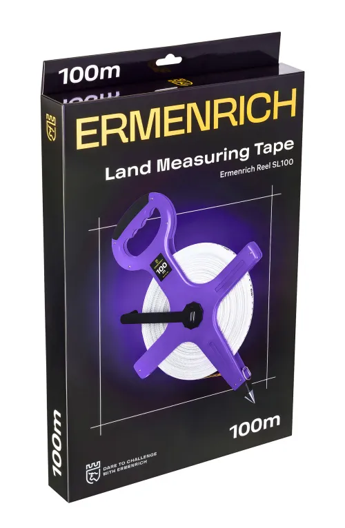 a fényképen:  Ermenrich Reel SL100 földmérő mérőszalag, kép 7