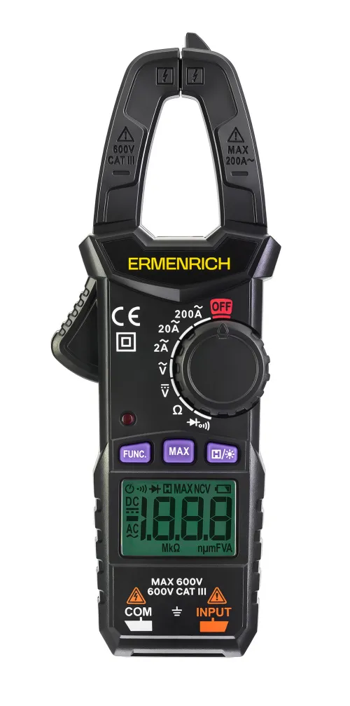 a fényképen:  Ermenrich Ping MK10 digitális lakatfogó, kép 2