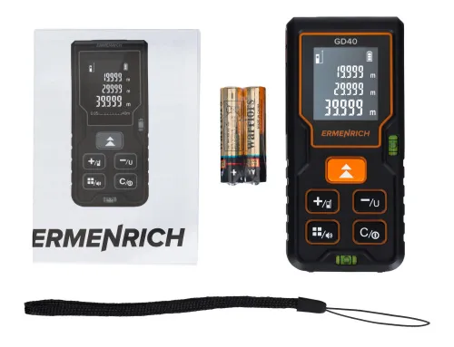 a képen:  Ermenrich Reel PLUS GD40 lézeres mérő, fekete, kép 2