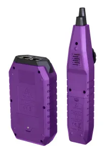 a fényképen:  Ermenrich Ping SM75 kábeltesztelő multiméterrel