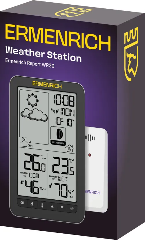 a fotón:  Ermenrich Report WR20 időjárás-állomás, kép 2