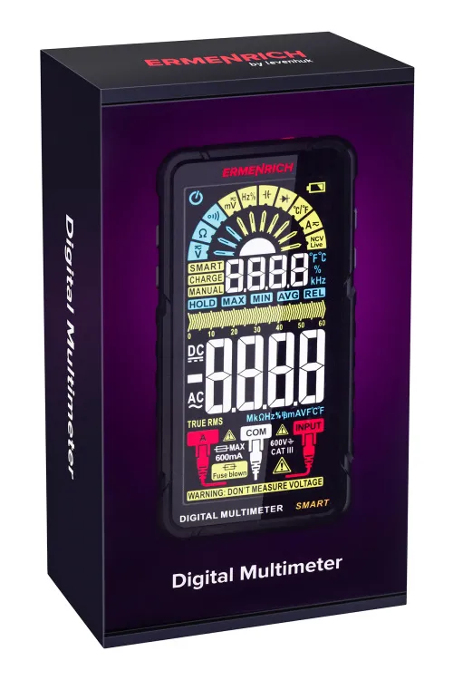 a fotón:  Ermenrich Zing TC33 digitális multiméter, kép 11