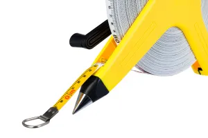 a fényképen:  Ermenrich Reel SL100 földmérő mérőszalag