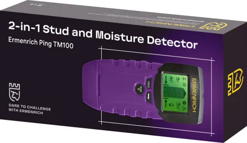 a képen:  Ermenrich Ping TM100 2-az-1-ben falszkenner és nedvességérzékelő, kép 2