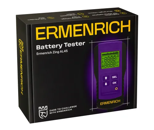 a fényképen:  Ermenrich Zing AL45 akkumulátor-tesztelő, kép 6