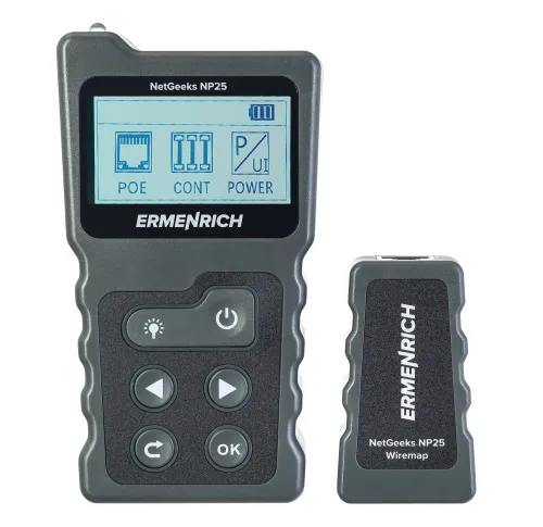 a fényképen:  Ermenrich NetGeeks NP25 PoE tesztelő, kép 3